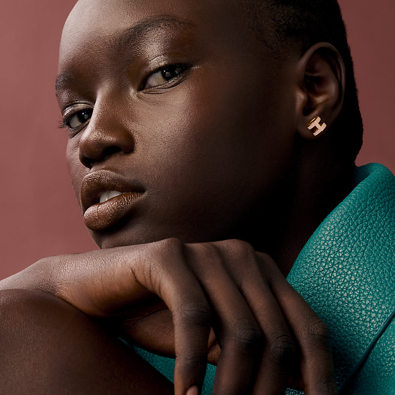 ピアス 《ミニ・ポップH》 | Hermès - エルメス-公式サイト